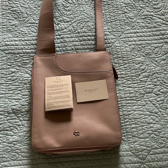 RADLEY LONDON Handbags - Radley London Pale Pink Crossbody Bag